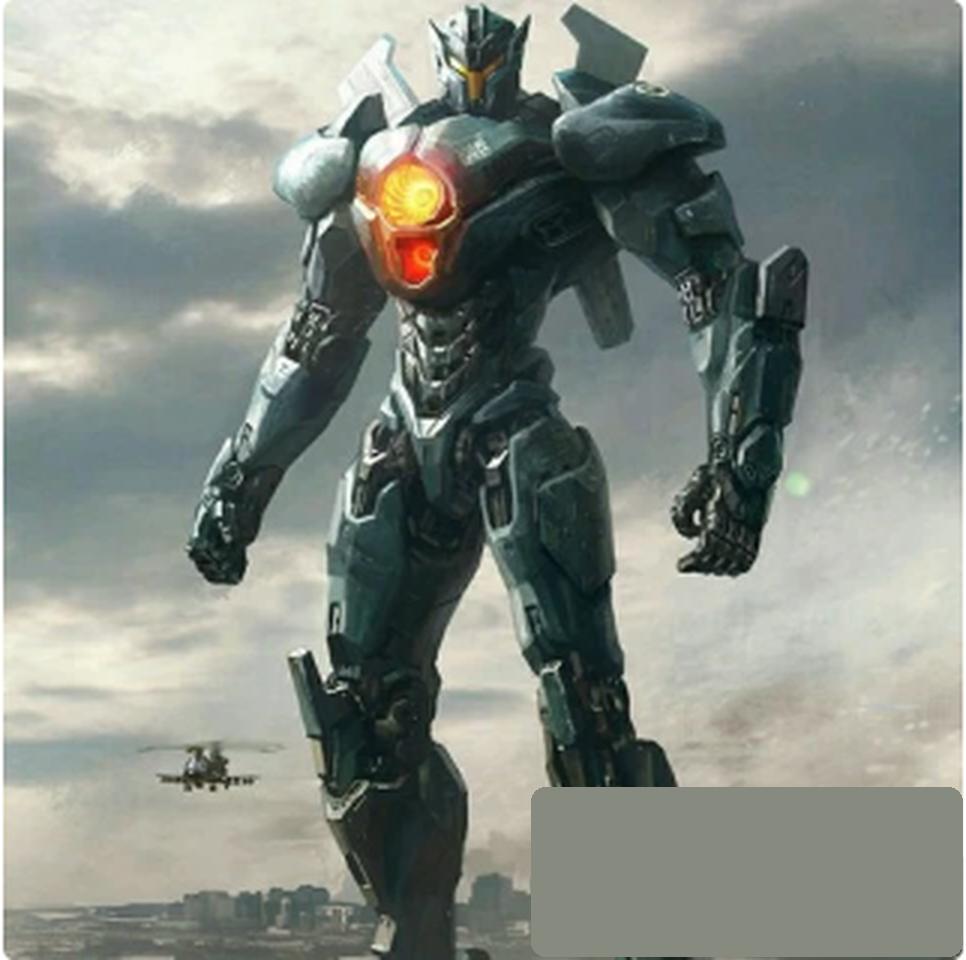 Cinematic mecha playlist cover — Giant Mech Anthems